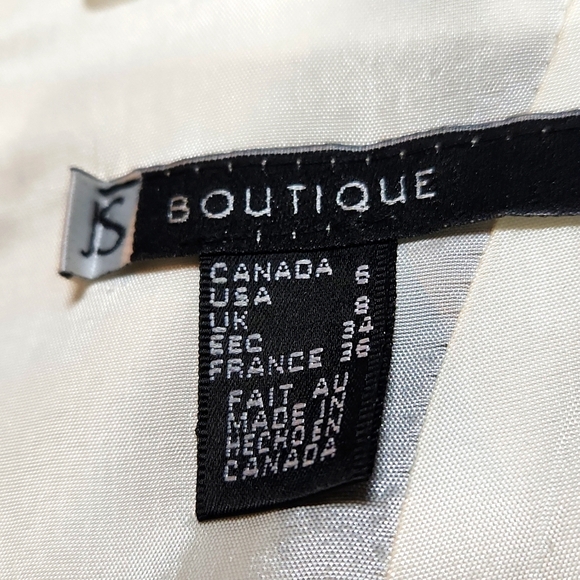 JS Boutique Black and White Dress sz-6 - Picture 3 of 7